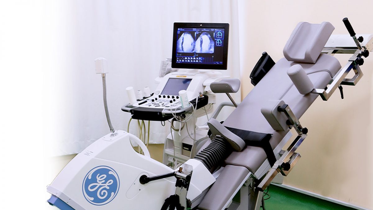 Stress Echocardiography on a supine bicycle