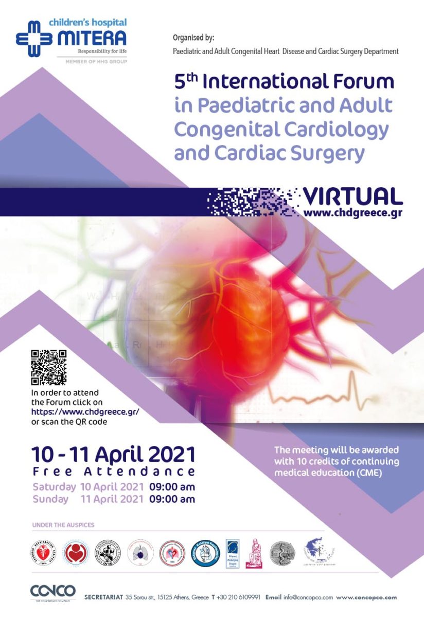 Virtual – 5th International Forum in Paediatric and Adult Congenital Cardiology and Cardiac Surgery